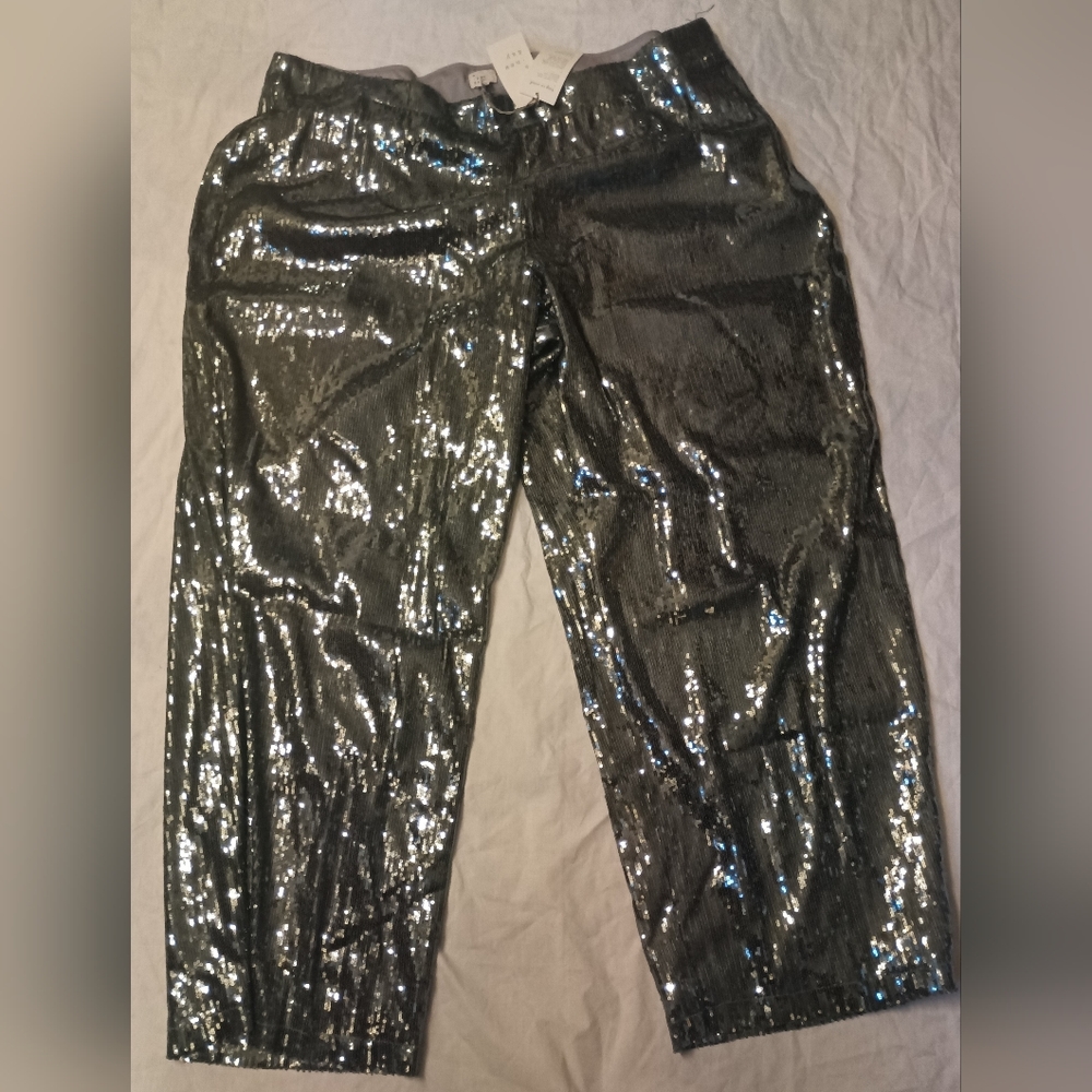 A new day silver sequin pants